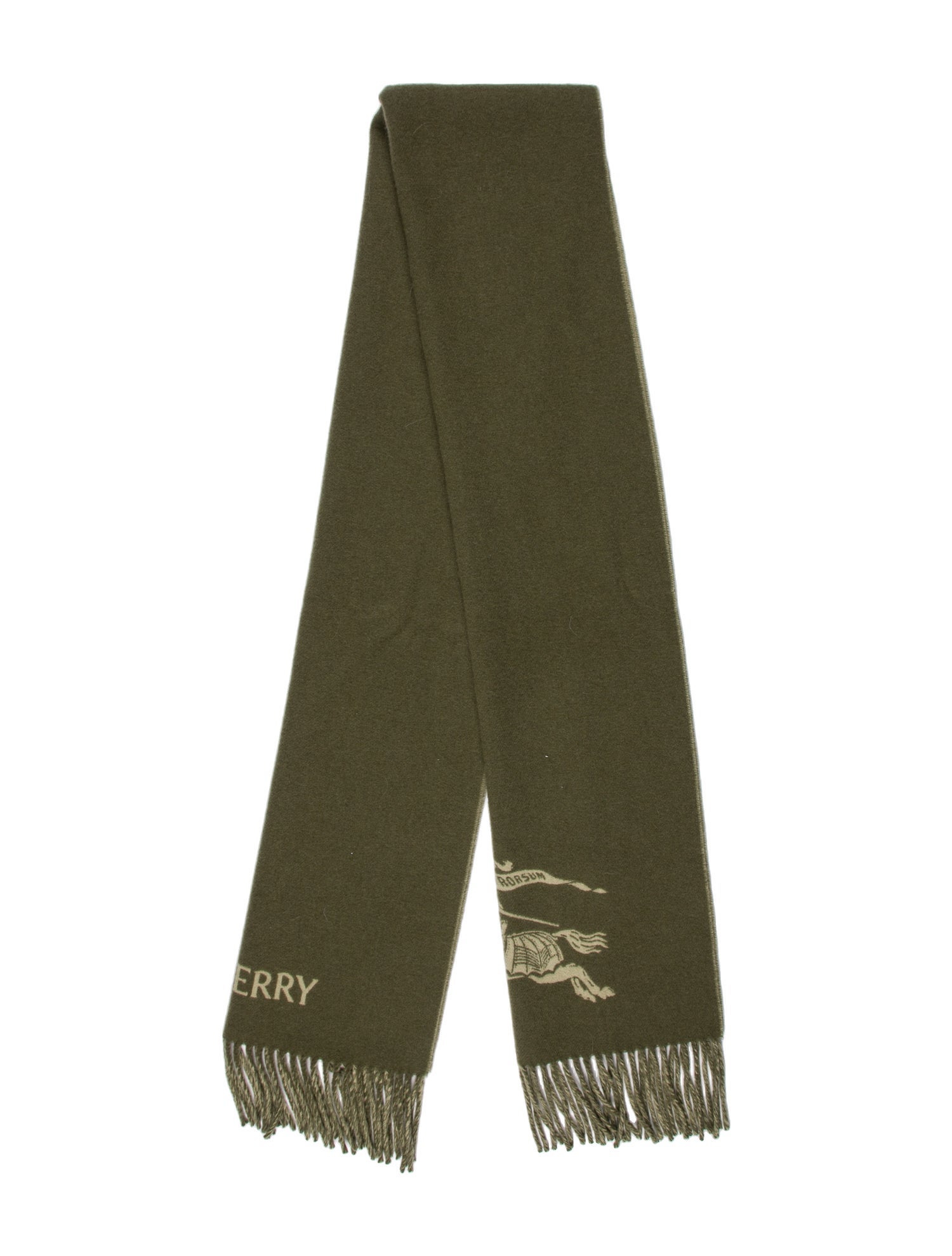 Burberry Cashmere Graphic Print Scarf