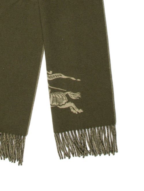 Burberry Cashmere Graphic Print Scarf