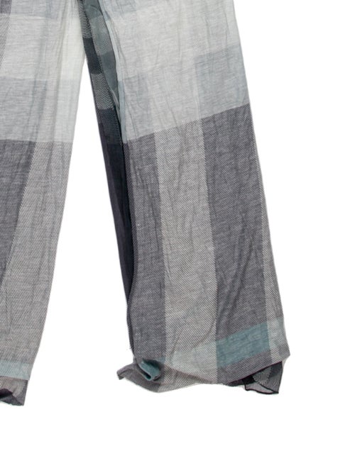 Burberry Cashmere Plaid Print Scarf