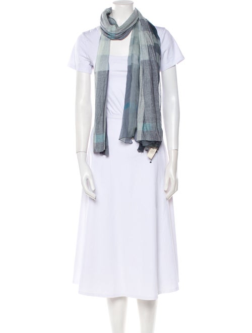 Burberry Cashmere Plaid Print Scarf