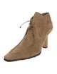 Burberry Suede Lace-Up Boots