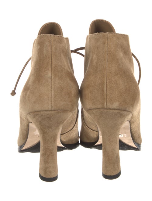 Burberry Suede Lace-Up Boots