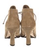 Burberry Suede Lace-Up Boots