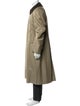 Burberry Nova Check Pattern Cashmere Trench Coat
