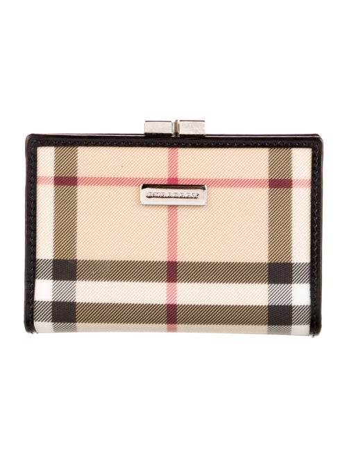 Burberry London Nova Check Pattern Bifold Wallet