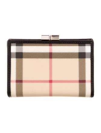 Burberry London Nova Check Pattern Bifold Wallet