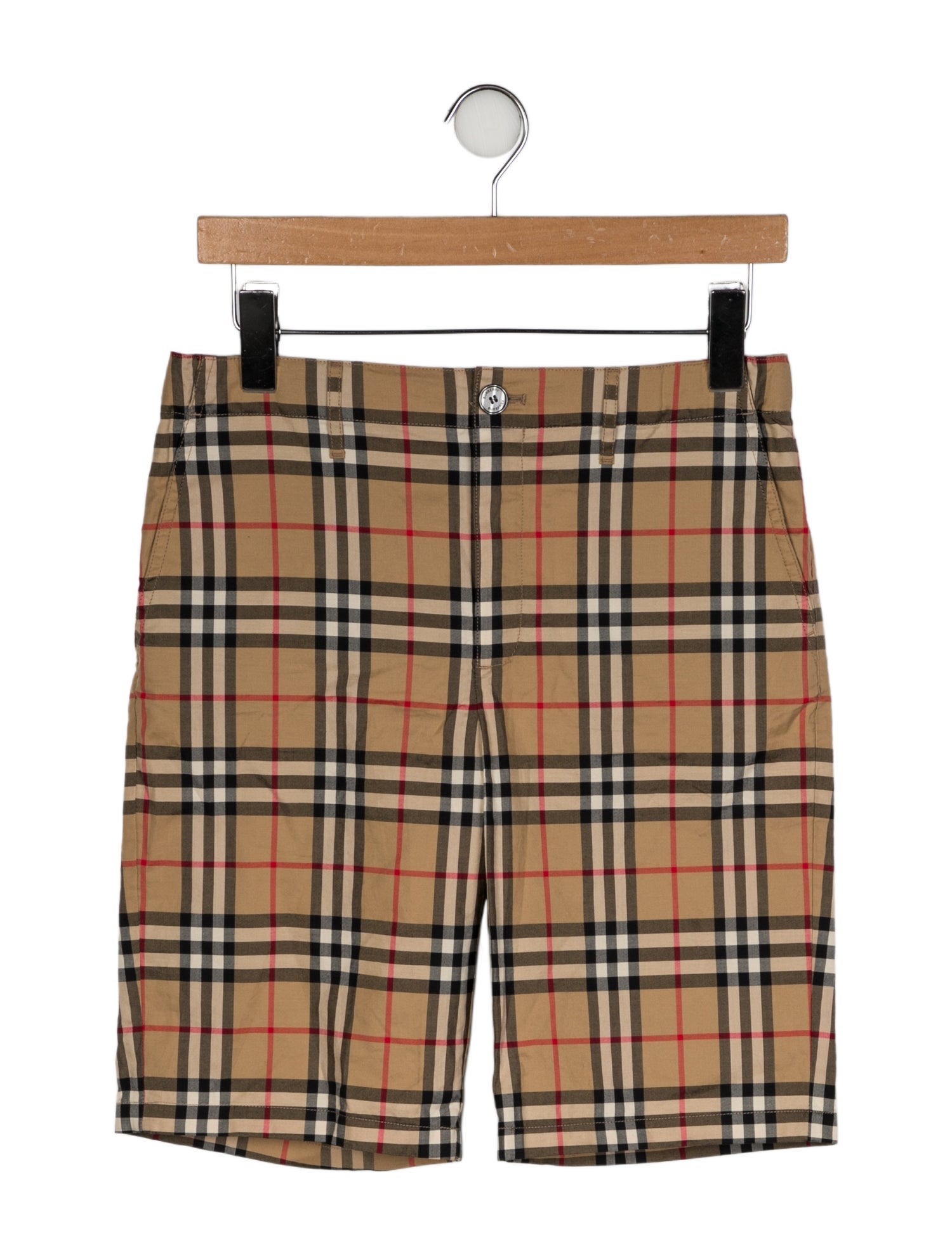 Burberry Check Print Shorts