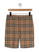 Burberry Check Print Shorts