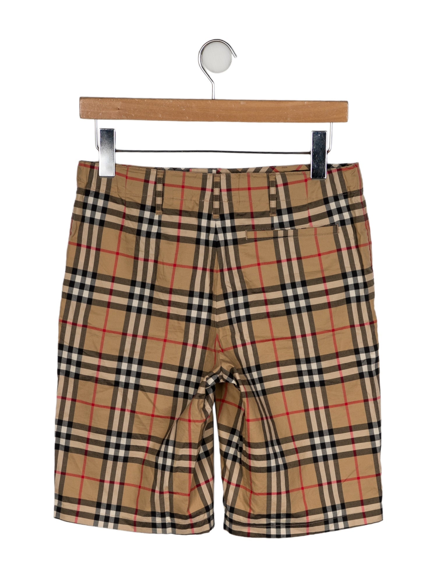 Burberry Check Print Shorts