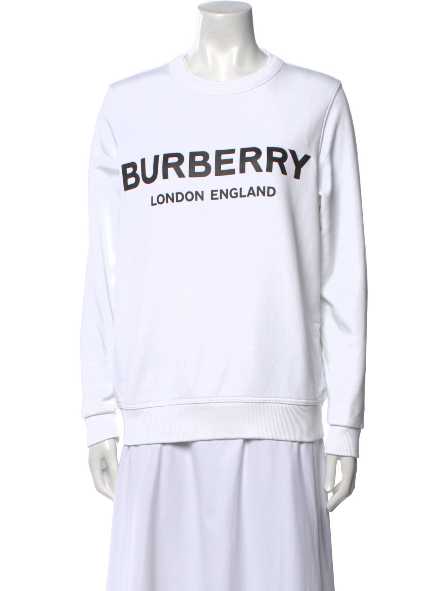 Burberry Graphic Print Crew Neck Sweatshirt