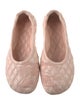 Burberry Quilted Pattern Leather Ballet Flats