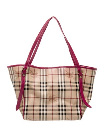 Burberry Haymarket Check Tote