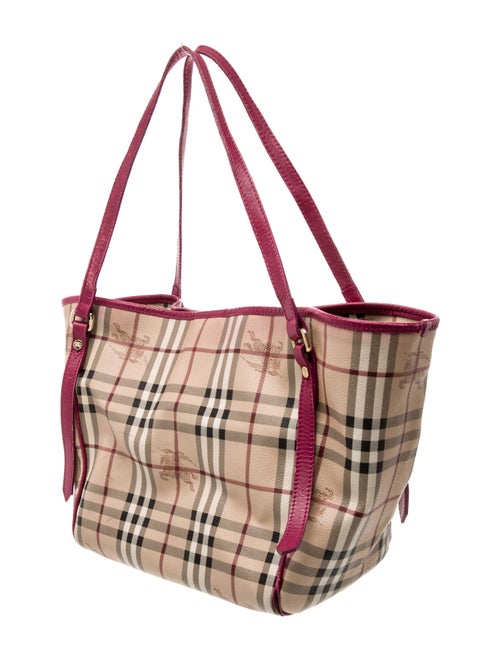 Burberry Haymarket Check Tote