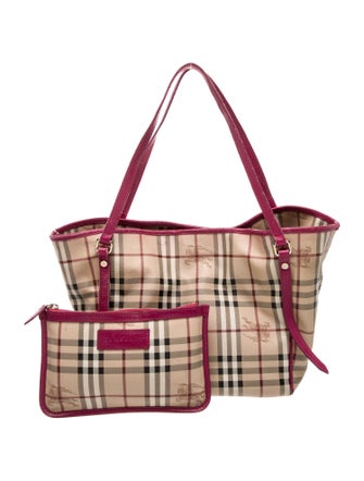 Burberry Haymarket Check Tote