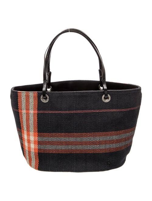 Burberry Canvas Top Handle Bag