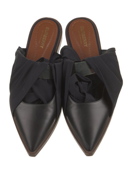 Burberry Leather Mules