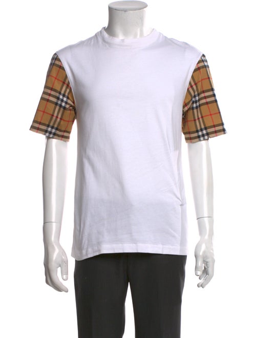 Burberry House Check Pattern Crew Neck T-Shirt