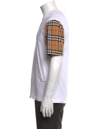 Burberry House Check Pattern Crew Neck T-Shirt