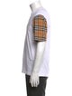Burberry House Check Pattern Crew Neck T-Shirt