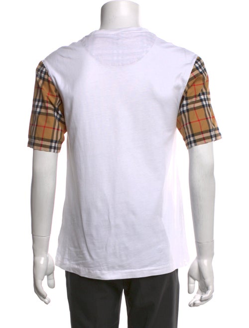 Burberry House Check Pattern Crew Neck T-Shirt