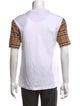 Burberry House Check Pattern Crew Neck T-Shirt