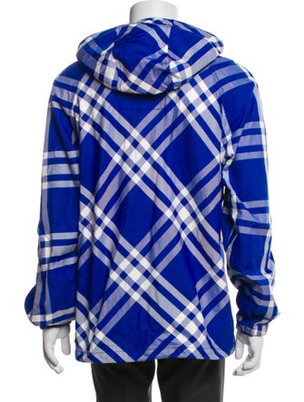 Burberry Plaid Print Jacket