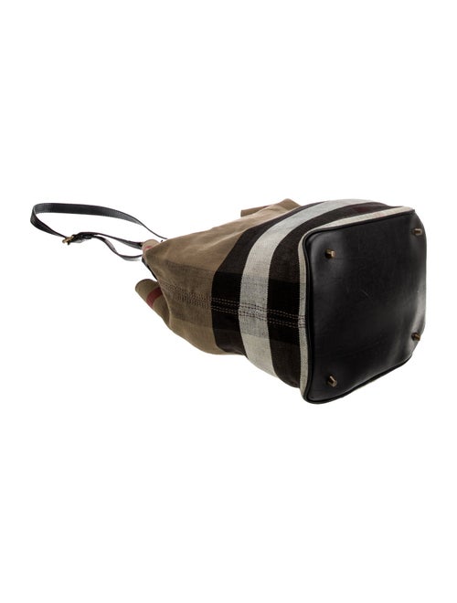 Burberry Exploded Check Bucket Bag