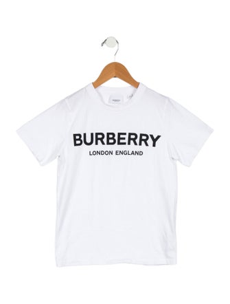 Burberry Kids' Logo Graphic Short Sleeve Top