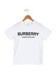 Burberry Kids' Logo Graphic Short Sleeve Top