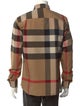 Burberry Exploded Check Pattern Long Sleeve Shirt