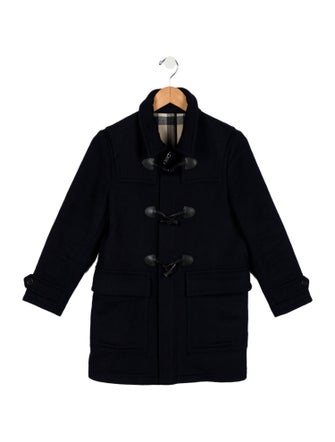 Burberry Kids' Solid Wool Coat