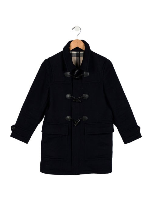 Burberry Kids' Solid Wool Coat