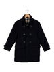 Burberry Kids' Solid Wool Coat