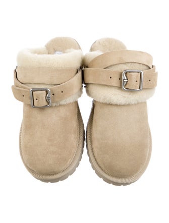 Burberry Suede Mules