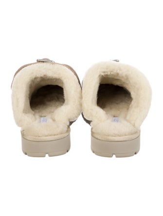 Burberry Suede Mules