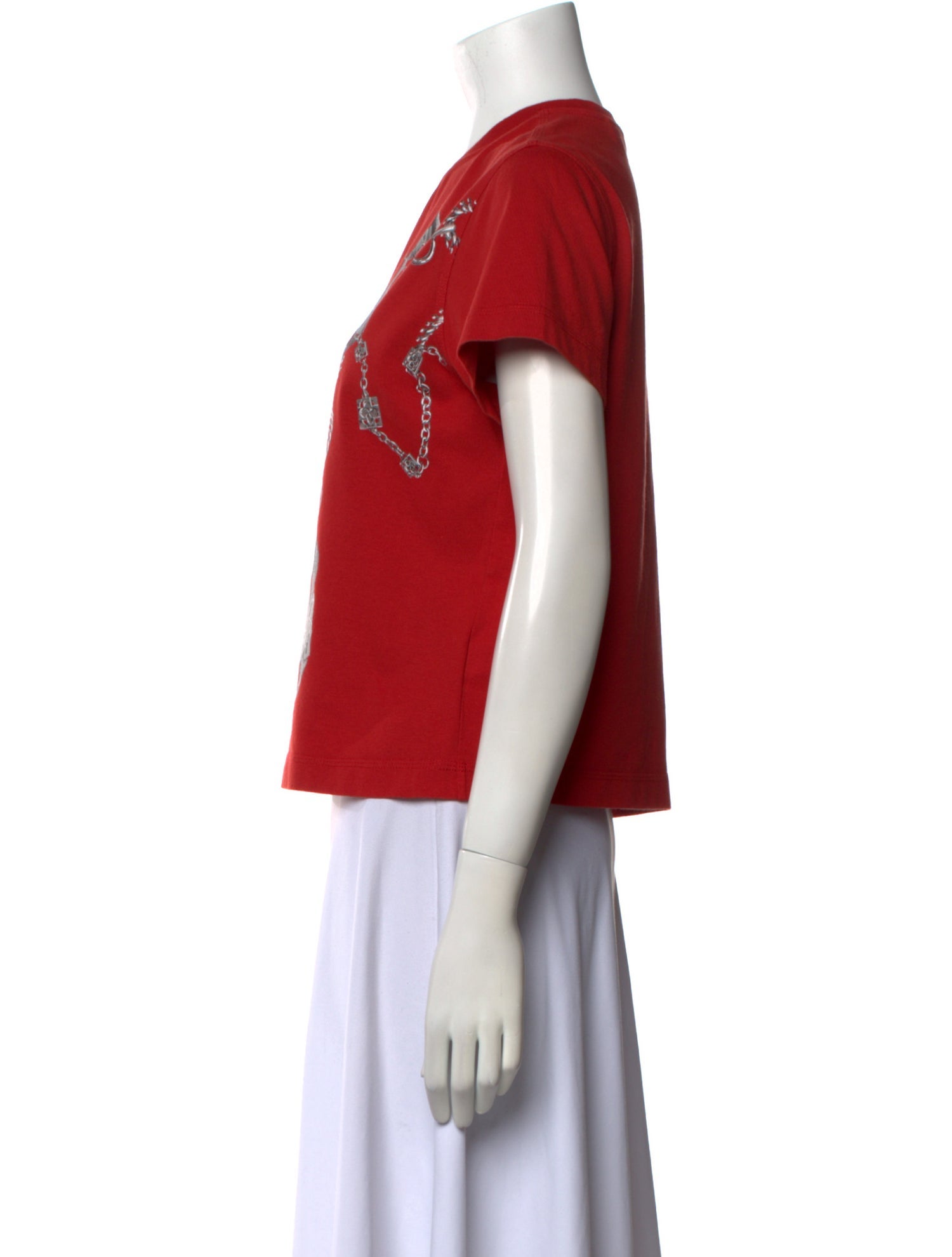 Burberry Graphic Print Crew Neck T-Shirt