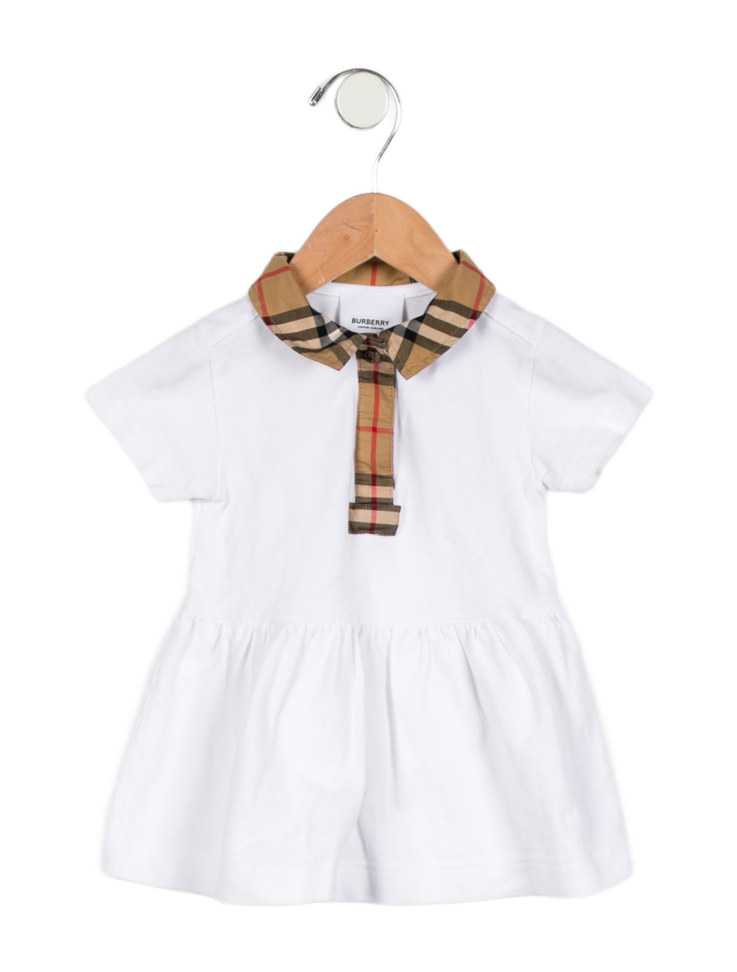 Burberry Infant Girls' Check Short Sleeve Dress