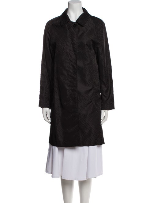 Burberry Nylon Faux Fur Coat