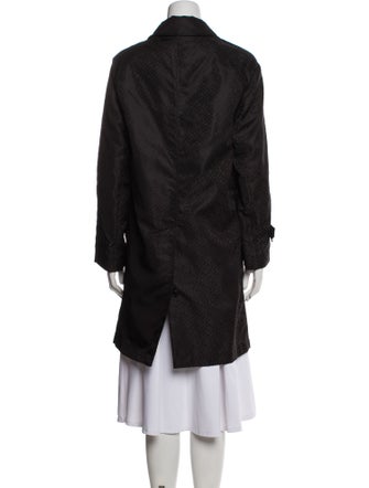 Burberry Nylon Faux Fur Coat