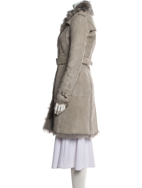 Burberry Shearling Faux Fur Coat