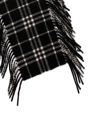 Burberry Cashmere Plaid Print Scarf