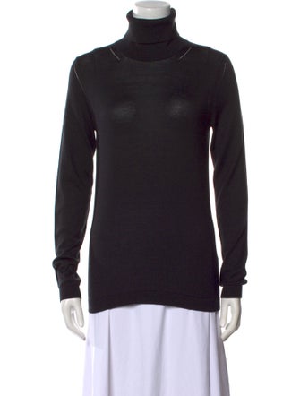 Burberry Silk Turtleneck Sweater