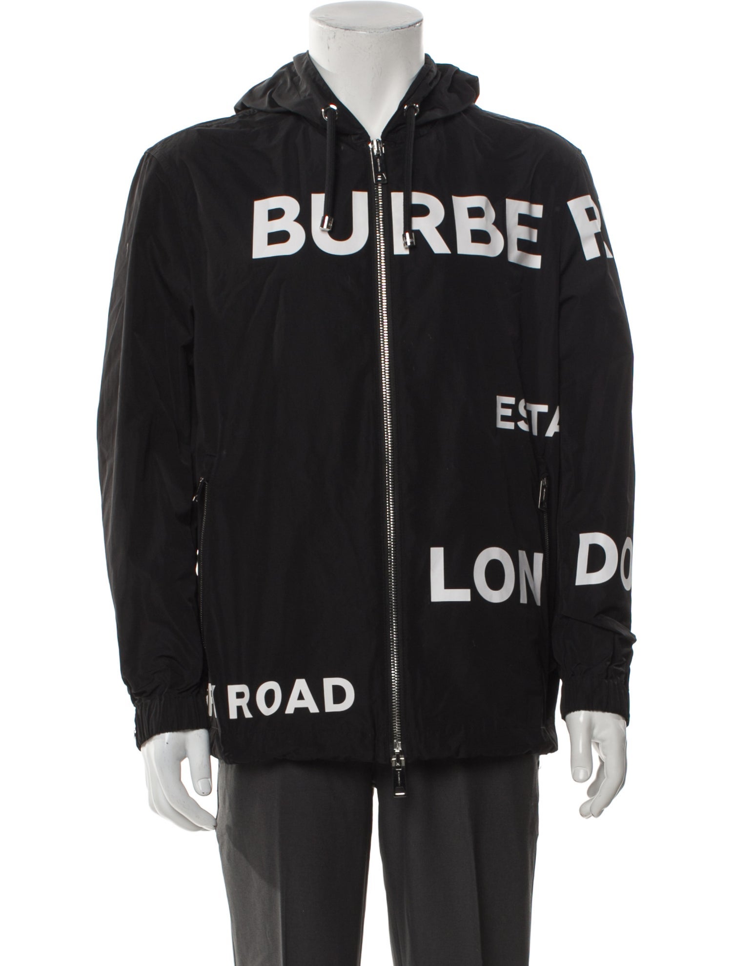 Burberry Graphic Print Windbreaker