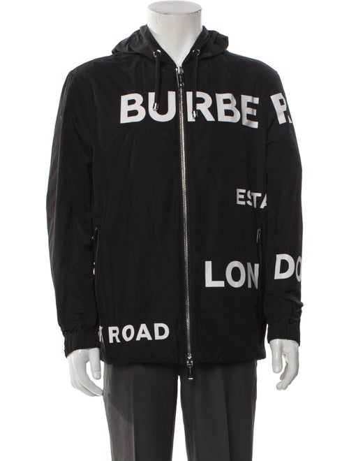 Burberry Graphic Print Windbreaker