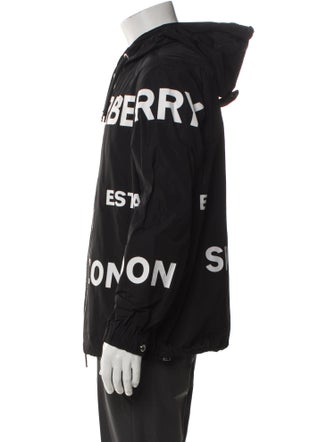 Burberry Graphic Print Windbreaker