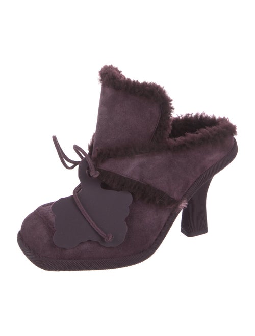 Burberry Suede Mules