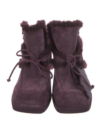 Burberry Suede Mules