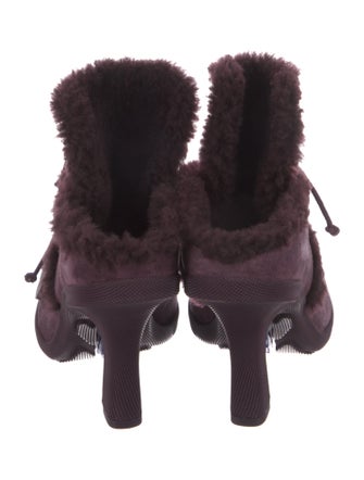 Burberry Suede Mules