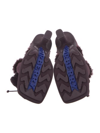 Burberry Suede Mules