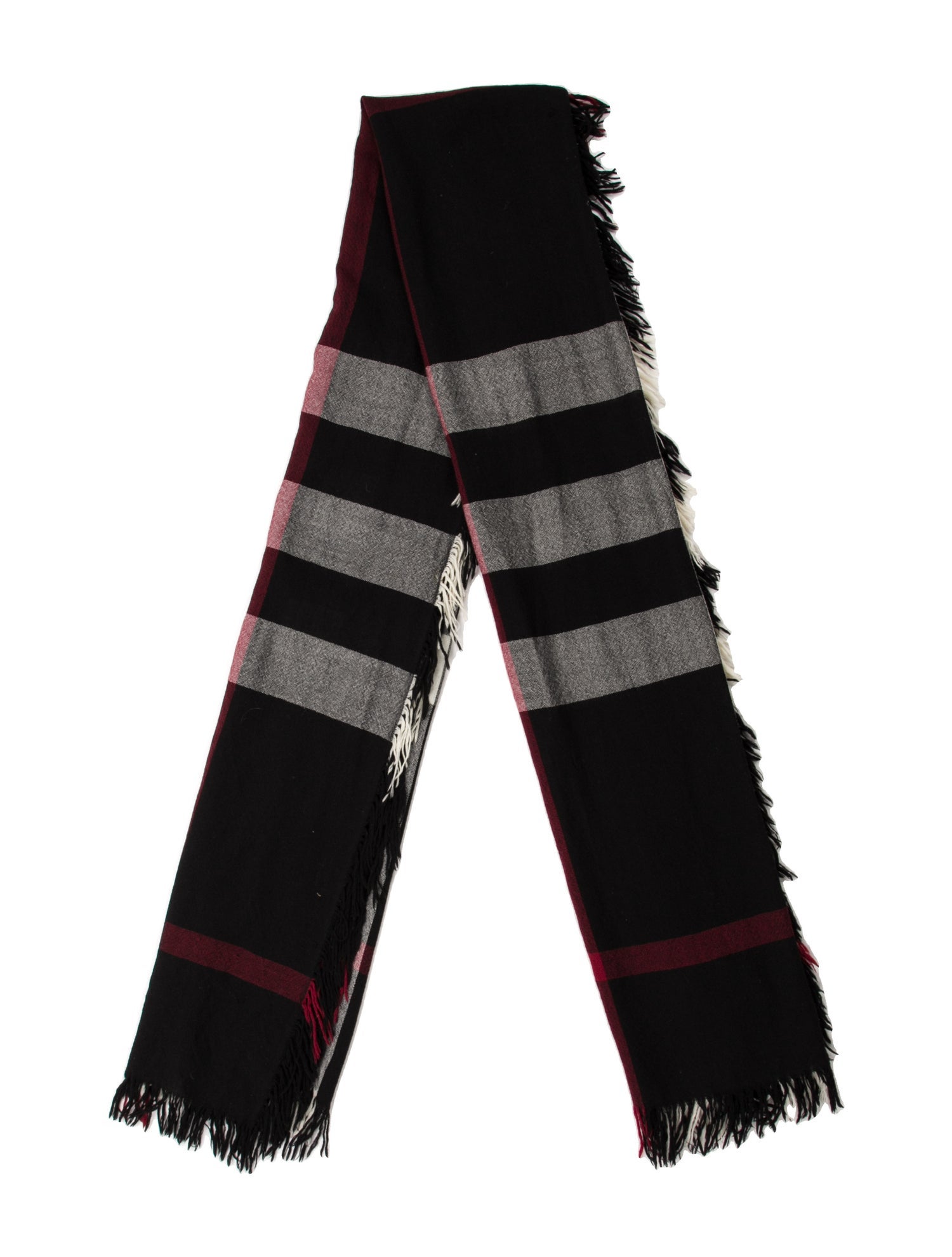 Burberry Wool Striped Scarf